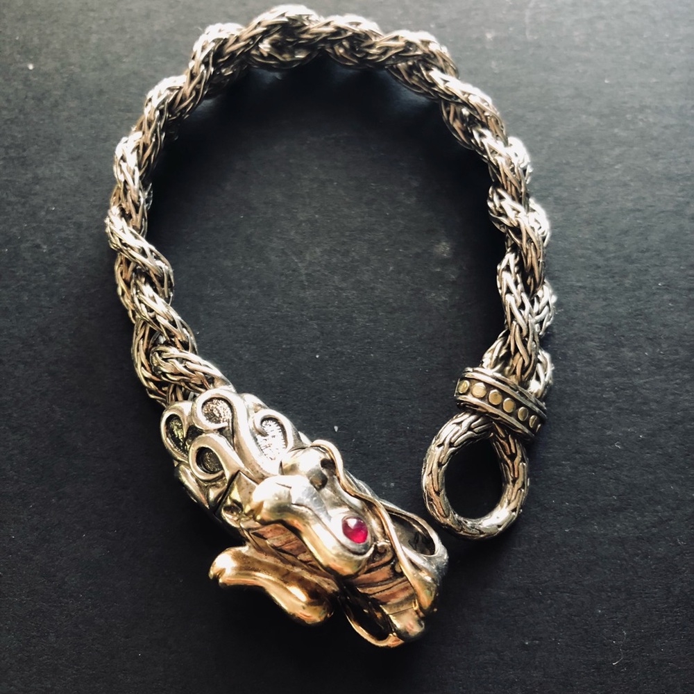 John Hardy
Ruby Naga Legends Woven Dot Bracelet - Picture 6 of 10
